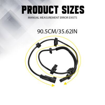 2X Rear ABS Wheel Speed Sensor For Buick Enclave GMC Acadia Chevy