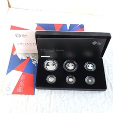2015 BRITANNIA .999 SILVER PROOF 6 COIN COLLECTION - 1009 sets - complete