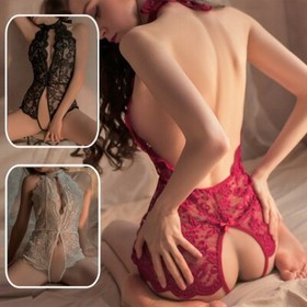 Women's Sexy Lingerie Nightwear Babydoll Underwear Lace Dress Bodysuit Sleepwear