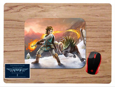 LEGEND OF ZELDA BREATH OF THE WILD INSPIRED ART PC GAMING DESK MAT MOUSE PAD D2