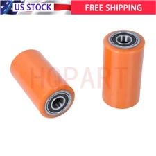 2x Load Wheel Kit Fits For Raymond Model 8410 Electric Pallet Jack Lift Truck