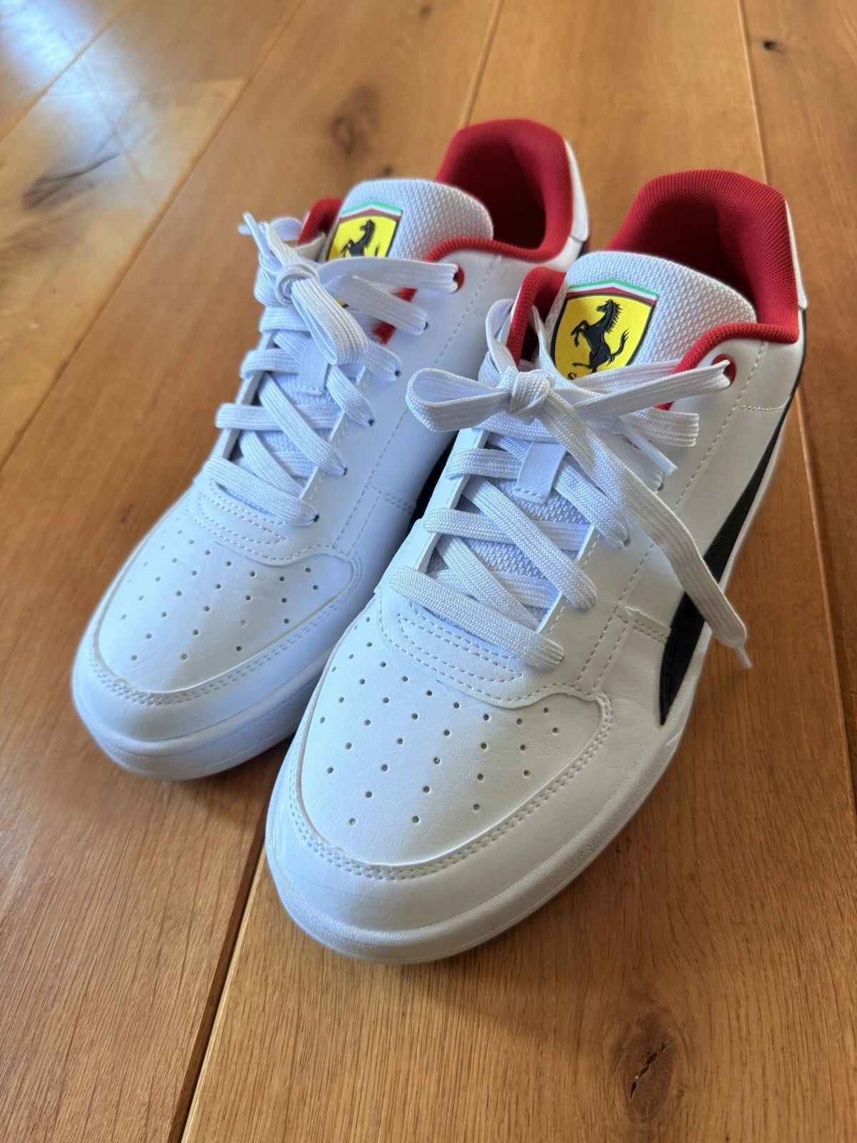 Scarpe da ginnastica Puma Scuderia Ferrari bianche F1 Motorsport uk8 5