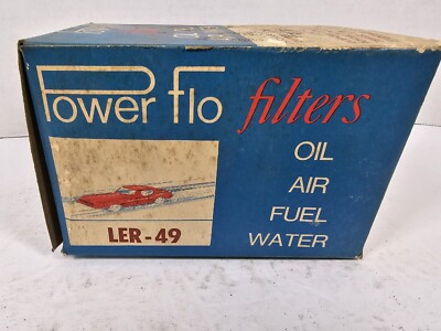 Vintage NOS Powerflo Oil Filter LER-49