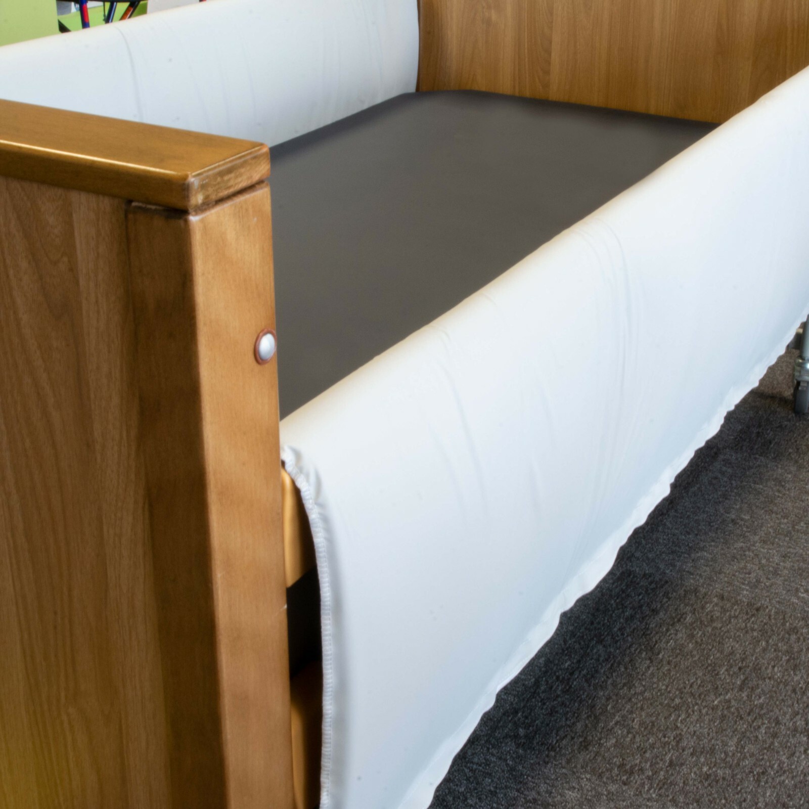 ADULT FULL BED PAIR SIDERAIL PADDED BUMPERS PROTECTOR FOR PROFILING