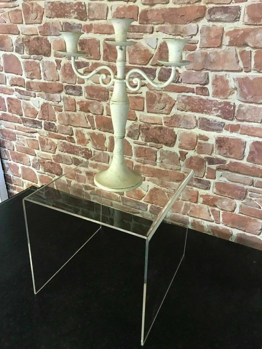 Perspex bedside sale table