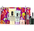 CLINIQUE 7 Piece Gift Set Moisturizing Lotion Eye Cream Mascara Quickliner Lip