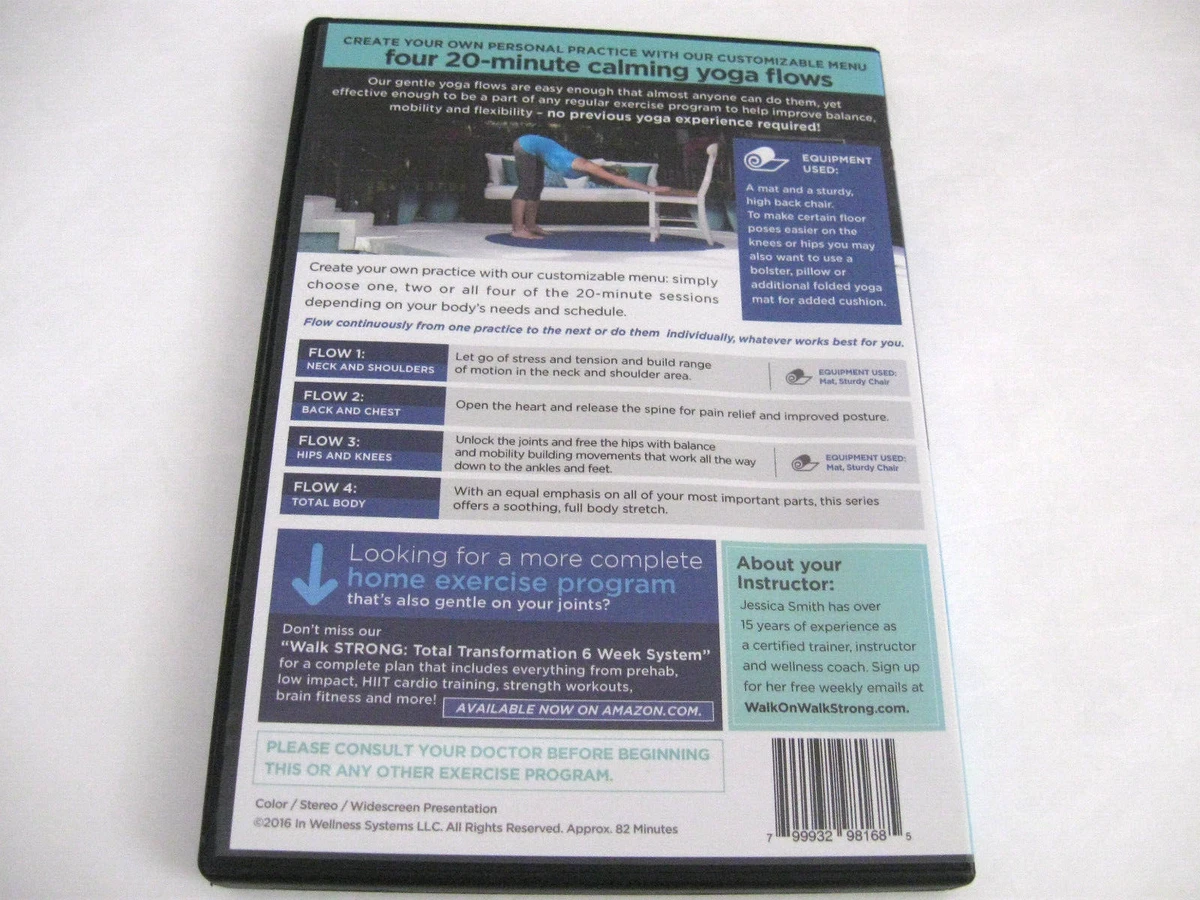 Jessica Smith Gentle Yoga DVD Four 20 minute Yoga Flows