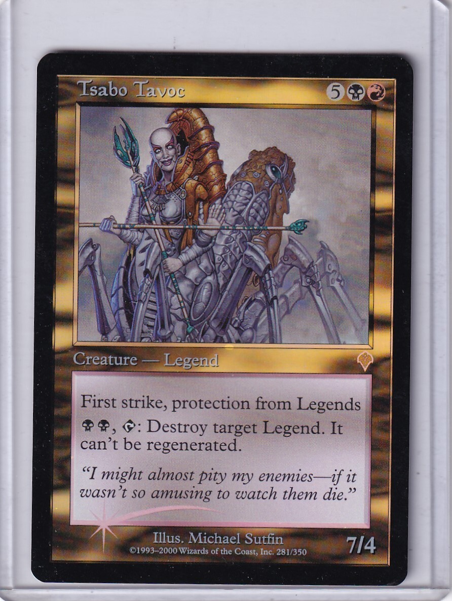 【MTG】 サーボ・タヴォーク 【Foil】 【INV】 サーボ・タヴォーク/Tsabo Tavoc》[INV] 金R | 日本最大級 MTG