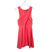 ASTR The Label | Hot Pink Crisscross Cut Out A-Line Mini Dress Size Small