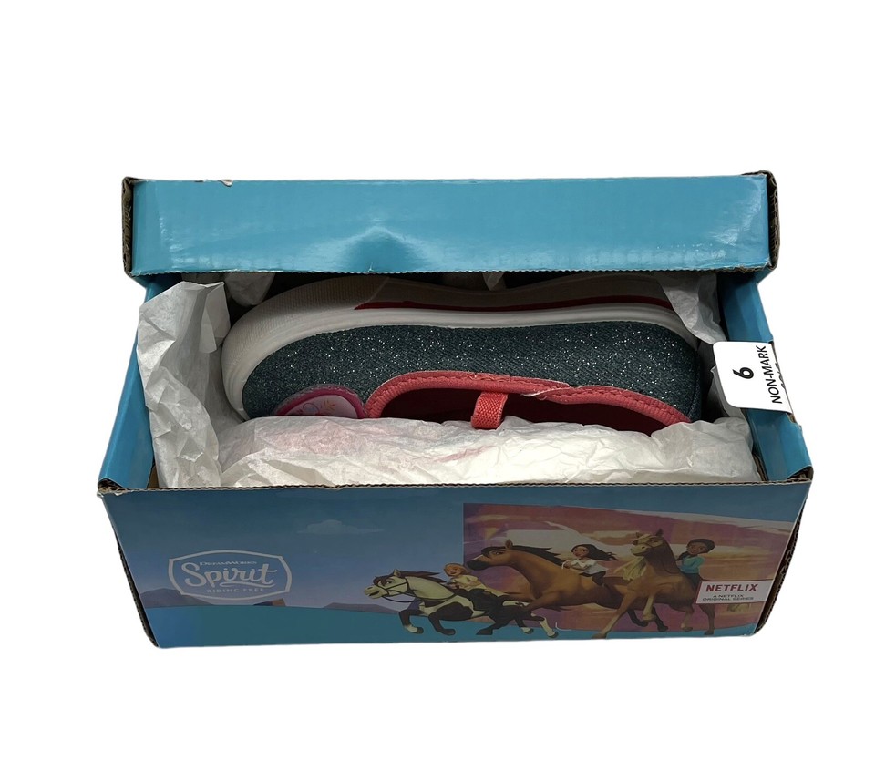 Toddler Girls Spirit Floral Denim Mary Jane Shoes Size 6 New eBay