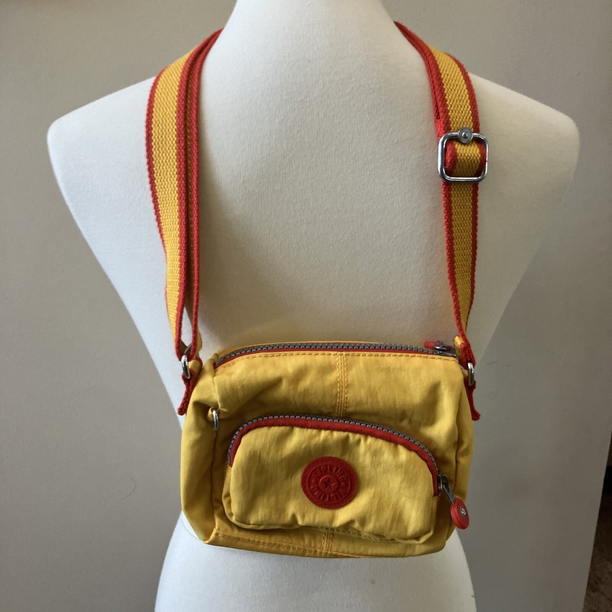 Kipling Lucia Yellow Side Bag Kipling Crossbody Mini Shoulder Bag