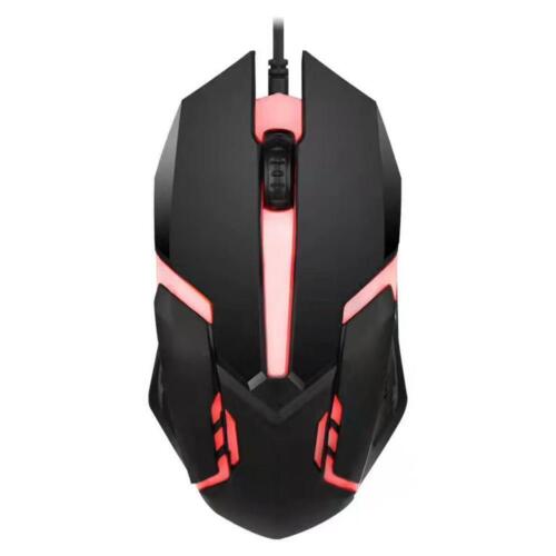Wired Gaming Mouse LED Laptops PC Computers Optical Computer Mouse New S8 T G6P6 - Picture 3 of 16