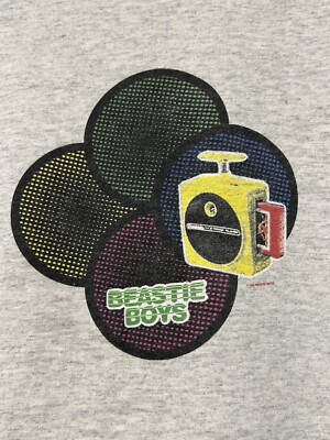 Vintage 90s Beastie Boys Dynomite T Shirt Size XL Distressed Hip 