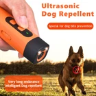 Ultrasonic Dog Bark Deterrent Behavior Corrector Stop Barking/Jumping Flashlight