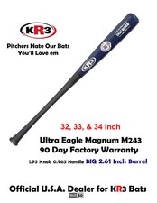 KR3 C243 33in Eagle Maple Ultra Baseball Composite Wood Bat 90 Day Warranty