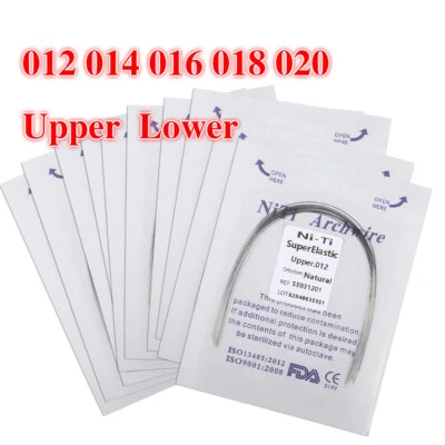 SKYSEA Ortodontico dentale Super elastico Niti rotondo arco filo forma natura archwires