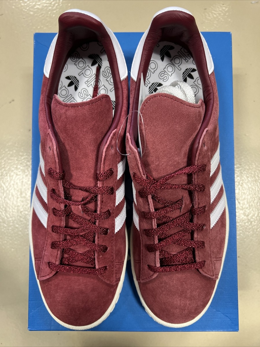 スニーカー ADIDAS ORIGINALS Men Sneakers Burgundy FZ6152 Adidas Campus 80s Collegiate Burgundy Red White Sneakers