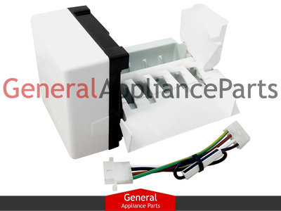 Refrigerator Icemaker Assembly Replaces Whirlpool Kenmore Roper # W10190961