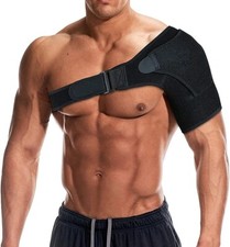Shoulder Support Brace with Pressure Pad for Men Women Adjustable Shoulder