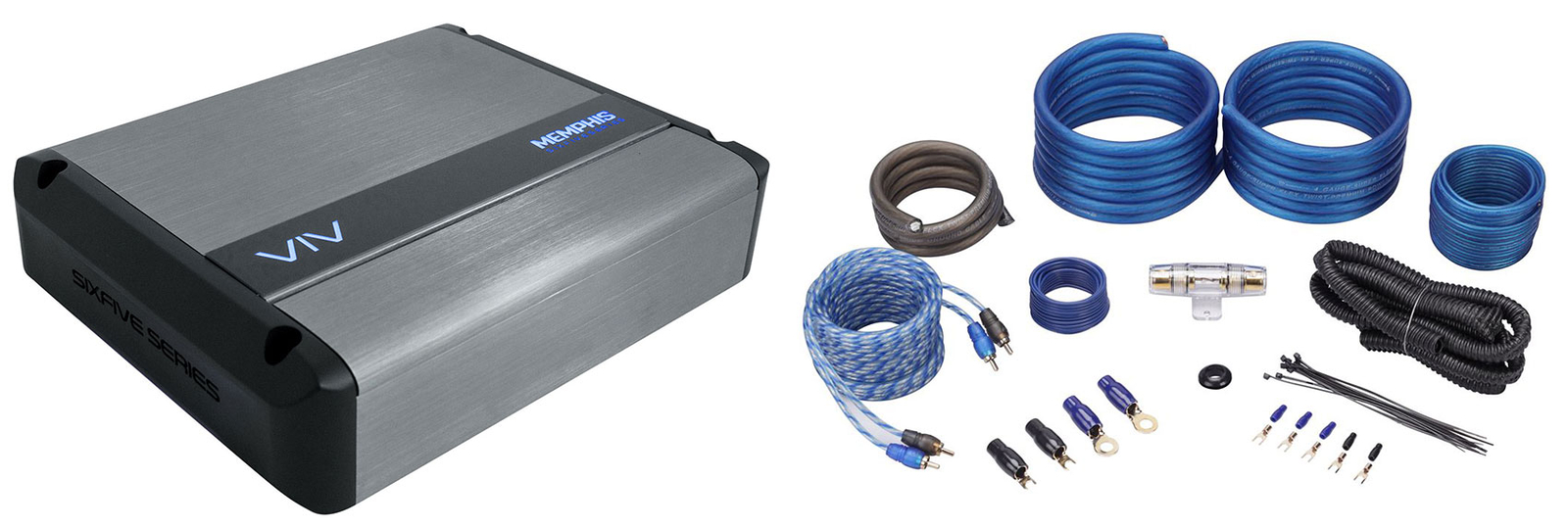 Автомобильный монофонический усилитель Memphis Audio VIV7501V2 серии SixFive мощностью 750 Вт с комплектом усилителей DSP 34490₽