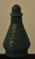 Mold-A-Rama Mercury Space Capsule - Auora 7 GREEN molded souvenir