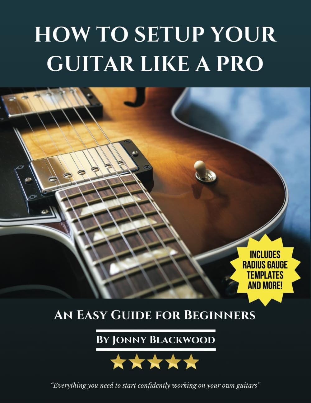 0991854144 Guitar Method Book Learn how to Setup play Guide Beginners English