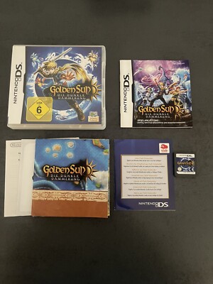 Golden Sun: Die Dunkle Dämmerung (Nintendo DS) Unbenutzte VIP Mit Karte CIB