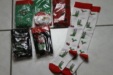 Elite Performance Compression Socks S/M Lot of 6 Christmas Patterns