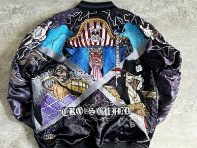 Sukajan ONE PIECE Cross Guild Reversible 242007 Embroidery Jacket