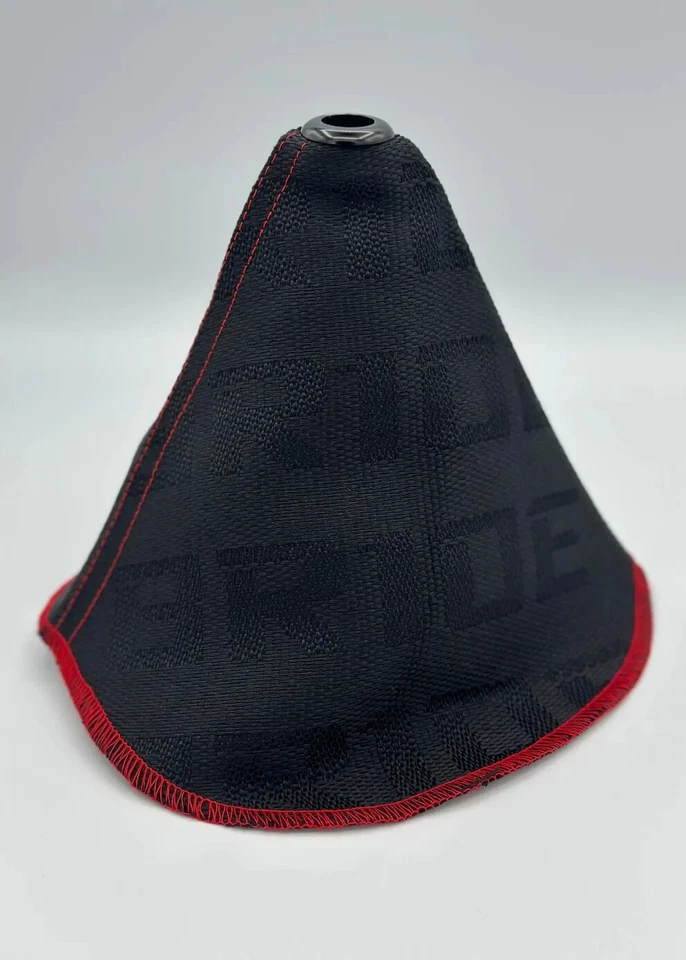 Cubierta de bota JDM Bride Racing Hyper Fabric Shifter JDM Universal (Negro) Foto 2 de 4