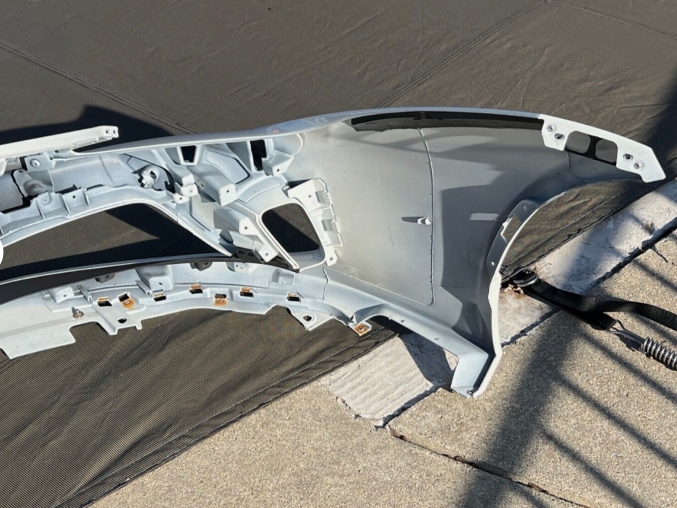 ferrari f8 front bumper cover with parking sensor holes