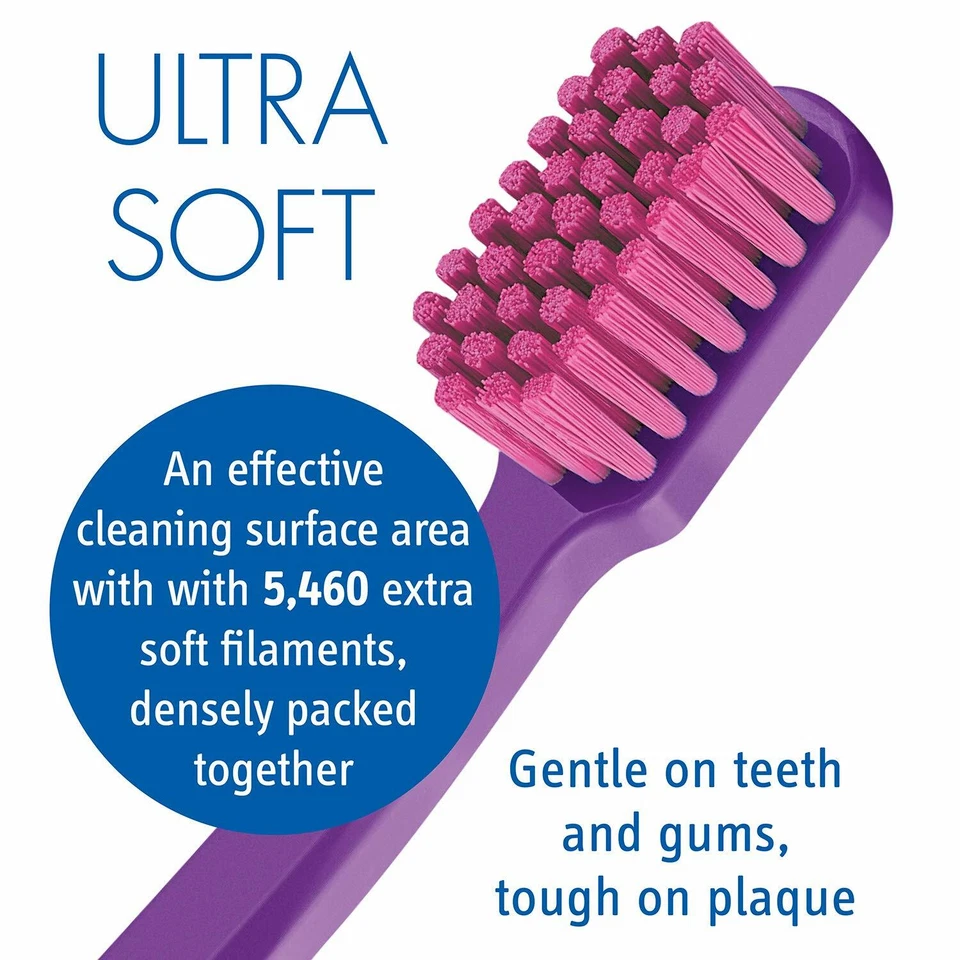 Cepillo de dientes ultrasuave Curaprox 5460 paquete de 3 colores varían Foto 3 de 4