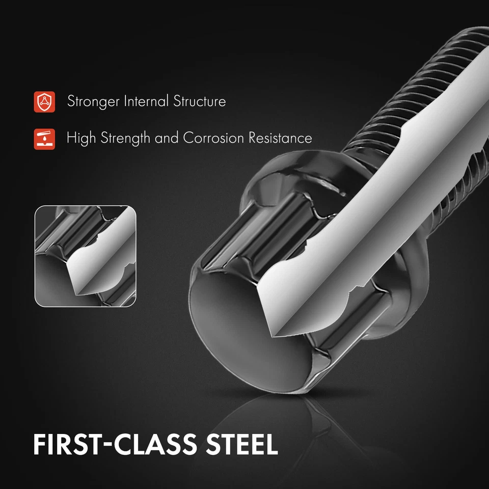 4x M14-1.5 17 mm hexagonal 28 mm perno de bloqueo de rueda y llave para Mercedes-Benz W204 W205 Foto 4 de 4