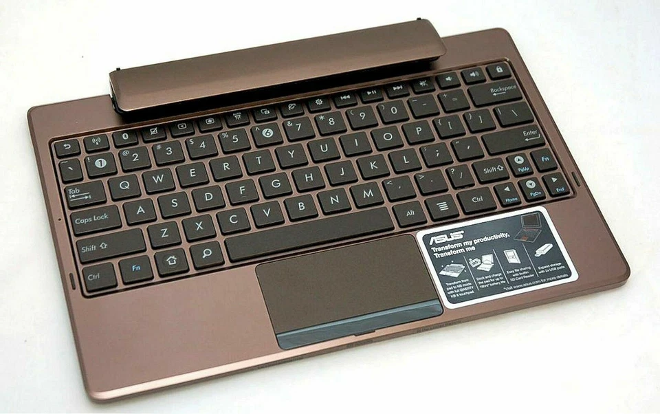 NEW ASUS TF101 Eee Pad Transformer Keyboard DOCK Notebook Tablet Mobile Qwerty - Image 2 of 3