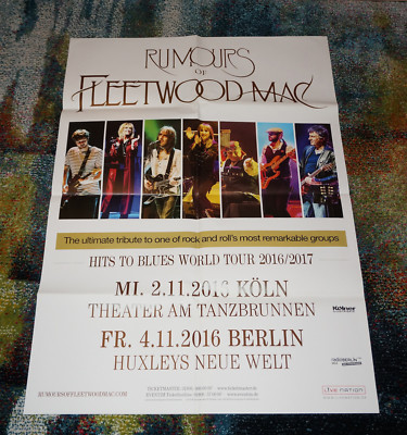 Konzertposter/Tourposter  - Rumours of Fleetwoo Mac Tribute - Köln 02.11.16