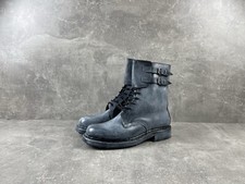 Botas Personalizadas Vintage Militar Ejército Combate Avant Garde Blanco Opio Talla 42 EU