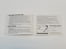 Blades of Steel Authentic Original NES Nintendo Manual Only *