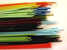 Handmade COE 90 1/4 Lb Spaghetti Stringers, 2Mm, 4 Ounce Fusing, Beadmaking Rods