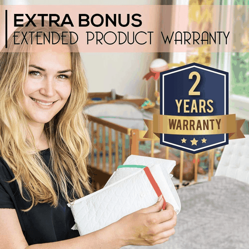 Portable Changing Pad Large Size 25.5”x31.5” Pack of 2 Vinyl Waterproof - Picture 5 of 9