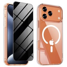 Case Magnetic for iPhone 17 Pro Max Case with Privacy Screen Protector