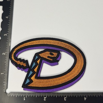 Arizona Diamondbacks Snake Iron On Embroidered Patch Vintage Throwback Copper