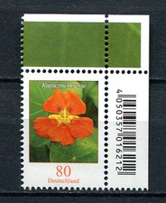 Germany - BRD : Mustutium flower stamp from 2019 - mint NH