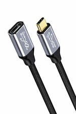 USB 3.1 Type-C Extension Cable USB-C Male to Female Charging 100W 4K 10Gbps Cord