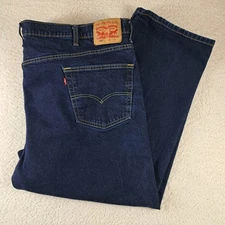 Levis 550 Jeans Mens 52 X 29 Relaxed Fit Straight Leg Medium Wash Blue Denim