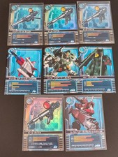 Mobile Suit Gundam 0083 Card Builder Lot of 8 Full Armor Heavy Arcade eb301
