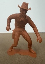 Vintage 1960's Louis Marx Figure 6" Wild West Cowboy Quick Draw