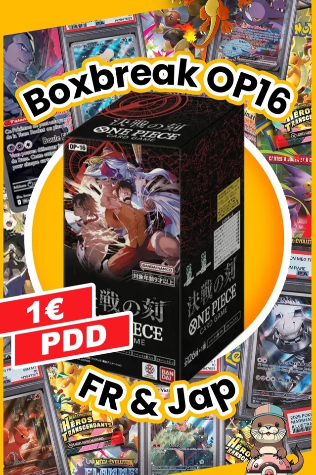 🏴‍☠️ Boxbreak One Piece OP16 / EB03 - Jap