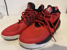 Nike Team Hustle D 9 AQ4224-600 Red Basketball Shoes Sneakers Youth US Size 5Y