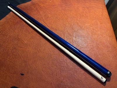 Viking Pool Cue with Pro Maple Shaft. No Wrap Cue. Blue | eBay