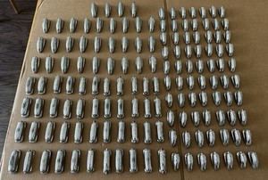 Vintage 50s 60s 70s Slingerland Drum Lug Lot Of 145 Chrome Lugs Bass Tom Snare